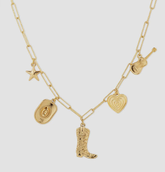 Cowboy Charm Necklace