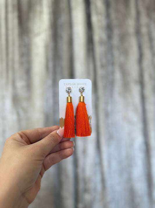 Silk Tassel Earrings