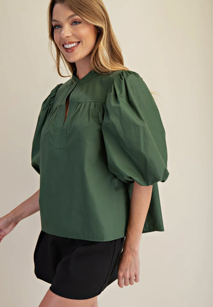 Poplin Top