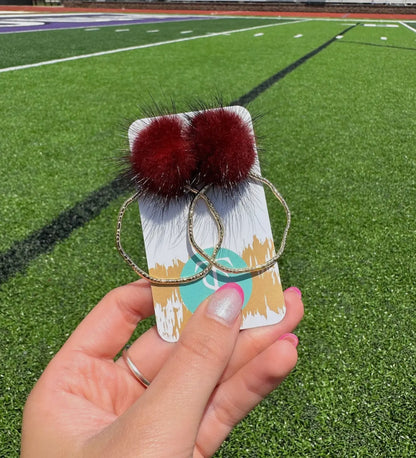 Puff Top Hoops