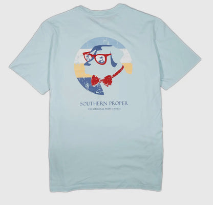 Southern Proper- Retro Dog Tee