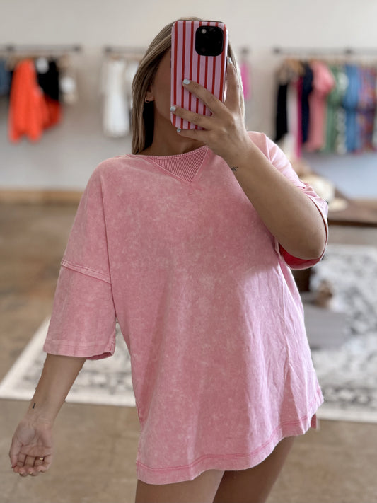 Strawberry Pink Top