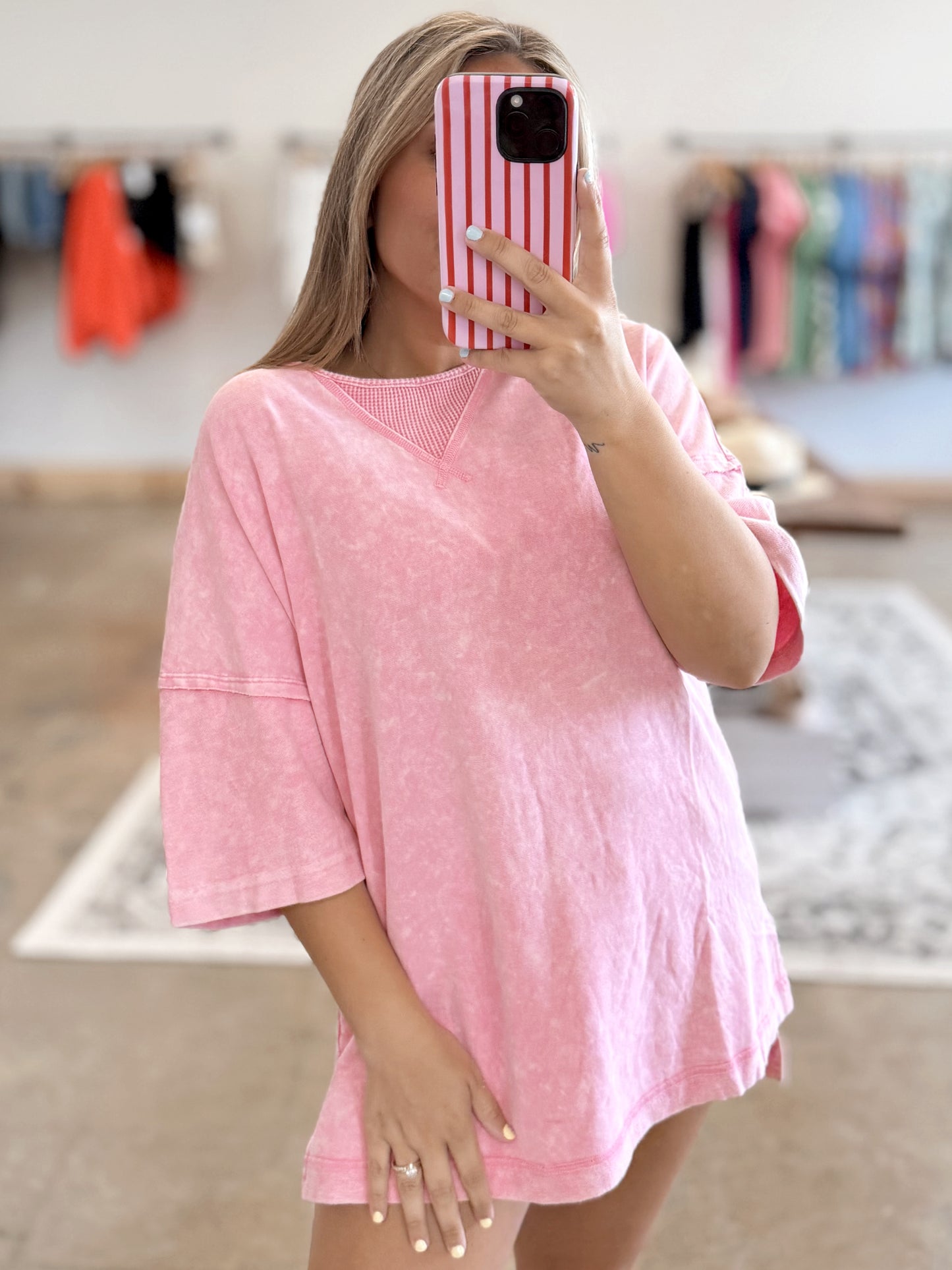 Strawberry Pink Top