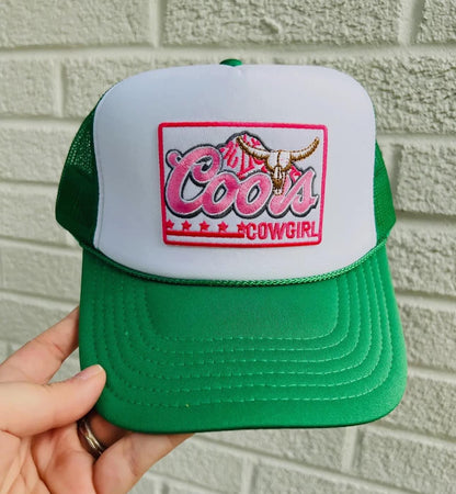 Coors Cowgirl Patch Trucker Hat