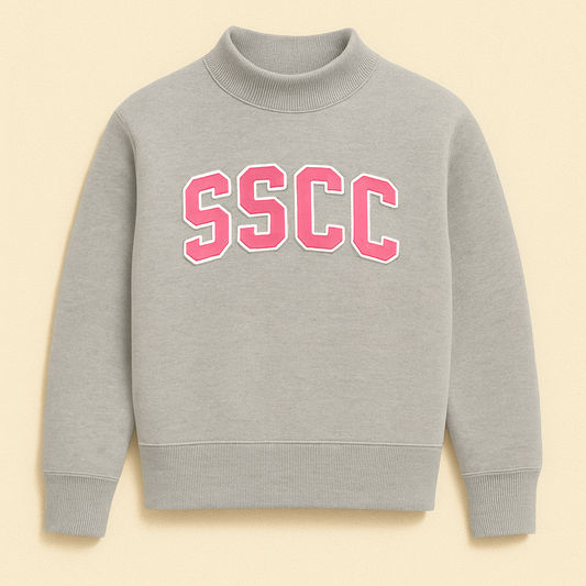 Mockneck Appliqué Sweatshirt(Pre-Sale)