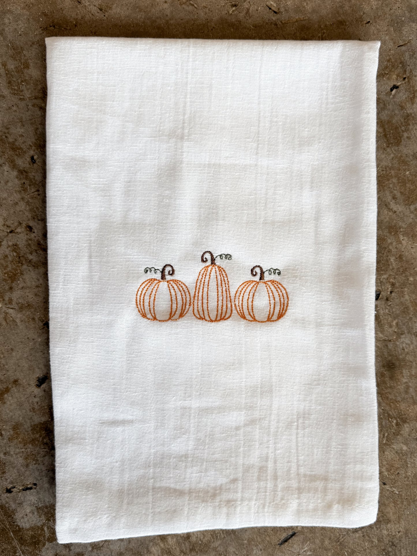 Pumpkin Trio Kitchen Towels