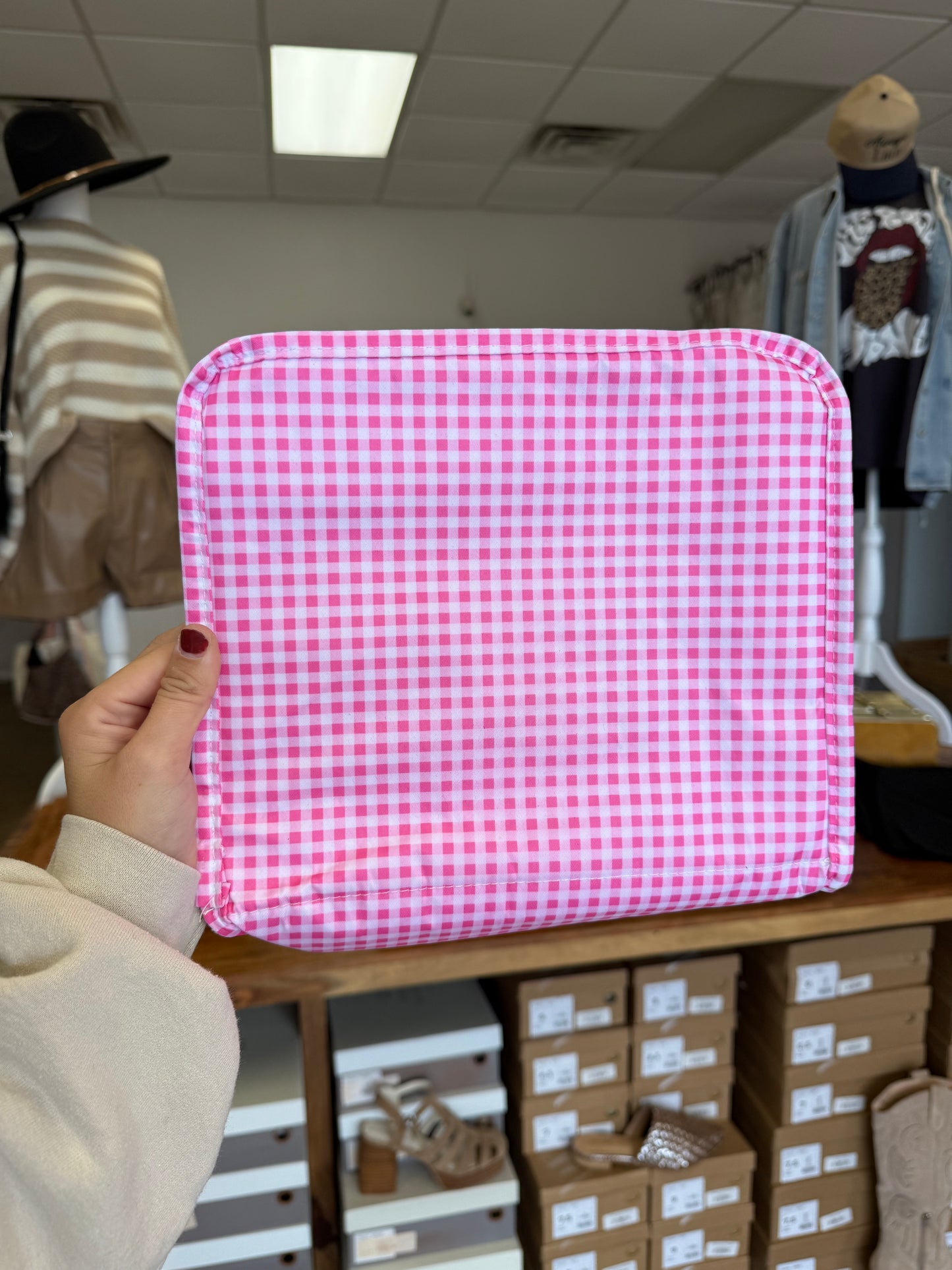 Gingham Bags