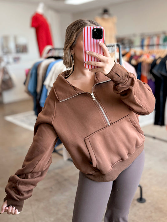 Athletic Half Zip Jackets