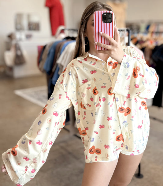 Fruit Salad PJ Set