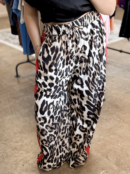 Silky Leopard Pants
