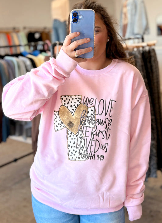 We Love Sweatshirt