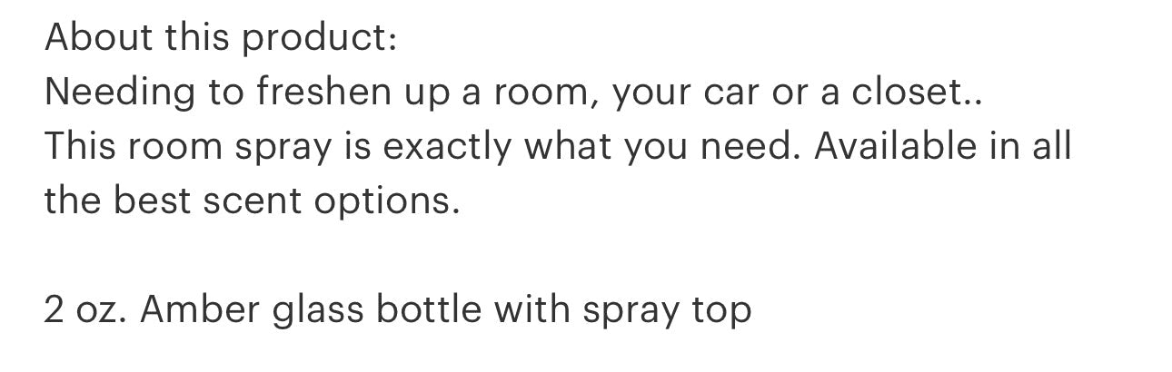 Room Sprays