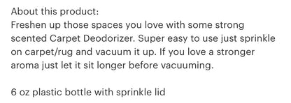 Carpet Deodorizer