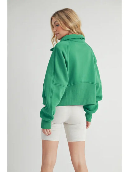 Funnel Neck Half Zip